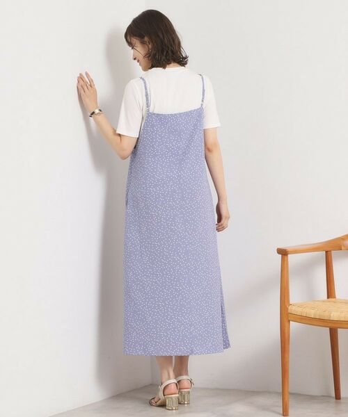 ITS'DEMO / イッツデモ ワンピース | 【UVカット／速乾／冷感／洗濯機OK／洗濯後しわになりにくい】麻調ストレッチキャミワンピ＜ラク服シリーズ＞ | 詳細7