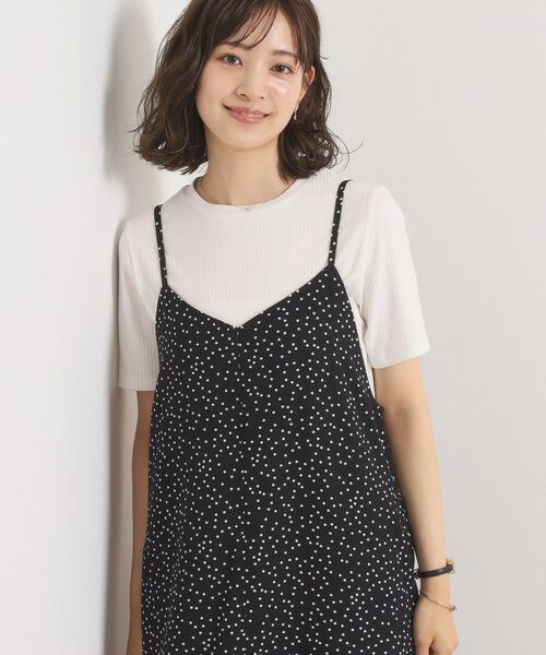 ITS'DEMO / イッツデモ ワンピース | 【UVカット／速乾／冷感／洗濯機OK／洗濯後しわになりにくい】麻調ストレッチキャミワンピ＜ラク服シリーズ＞ | 詳細9