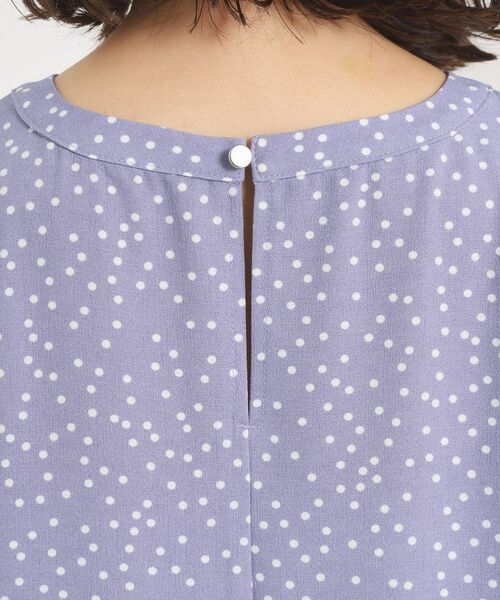 ITS'DEMO / イッツデモ ロング・マキシ丈ワンピース | 【UVカット／速乾／冷感／洗濯機OK／洗濯後しわになりにくい】麻調ストレッチ肩タックワンピース＜ラク服シリーズ＞ | 詳細21