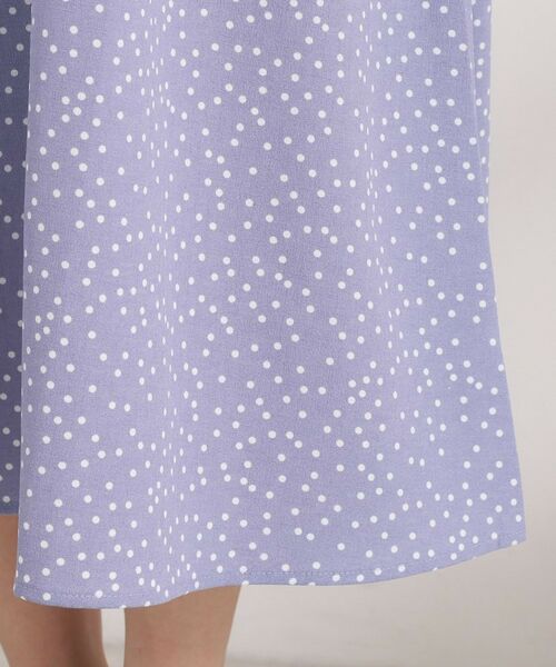 ITS'DEMO / イッツデモ ロング・マキシ丈ワンピース | 【UVカット／速乾／冷感／洗濯機OK／洗濯後しわになりにくい】麻調ストレッチ肩タックワンピース＜ラク服シリーズ＞ | 詳細23