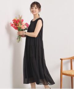 ITS'DEMO / イッツデモ ロング・マキシ丈ワンピース | 【手洗い可】楊柳マキシワンピース