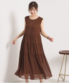 ITS'DEMO / イッツデモ ロング・マキシ丈ワンピース | 【手洗い可】楊柳マキシワンピース