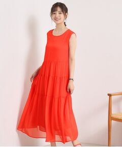 ITS'DEMO / イッツデモ ロング・マキシ丈ワンピース | 【手洗い可】楊柳マキシワンピース