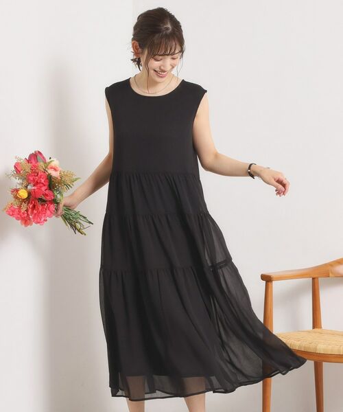 ITS'DEMO / イッツデモ ロング・マキシ丈ワンピース | 【手洗い可】楊柳マキシワンピース | 詳細1