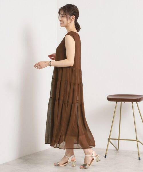 ITS'DEMO / イッツデモ ロング・マキシ丈ワンピース | 【手洗い可】楊柳マキシワンピース | 詳細14