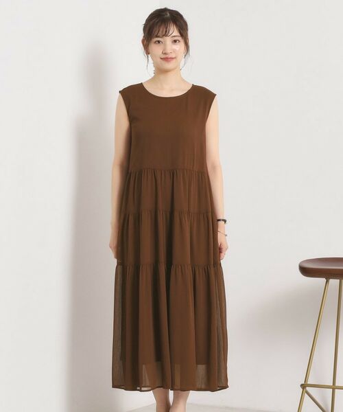 ITS'DEMO / イッツデモ ロング・マキシ丈ワンピース | 【手洗い可】楊柳マキシワンピース | 詳細17