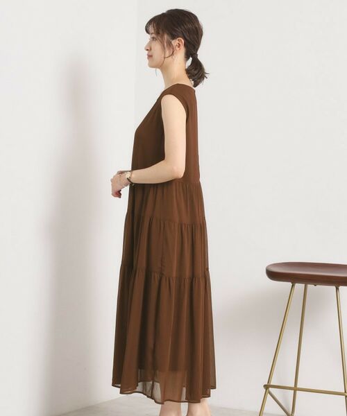 ITS'DEMO / イッツデモ ロング・マキシ丈ワンピース | 【手洗い可】楊柳マキシワンピース | 詳細18