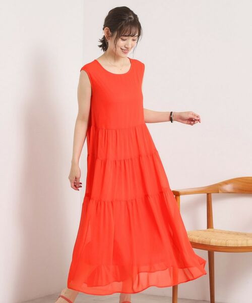 ITS'DEMO / イッツデモ ロング・マキシ丈ワンピース | 【手洗い可】楊柳マキシワンピース | 詳細5