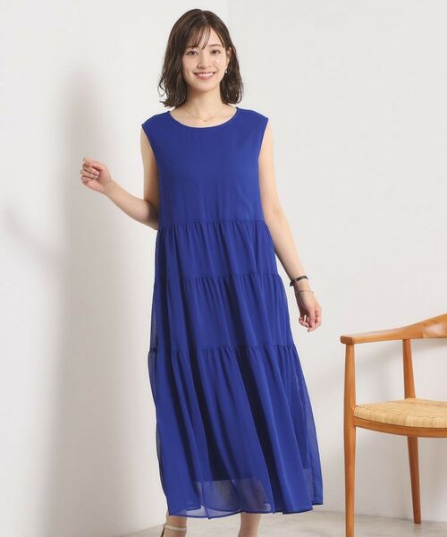 ITS'DEMO / イッツデモ ロング・マキシ丈ワンピース | 【手洗い可】楊柳マキシワンピース | 詳細9