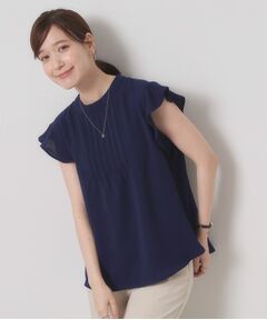 ITS'DEMO / イッツデモ シャツ・ブラウス | 【接触冷感／手洗い可】フリル袖ブラウス