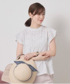 ITS'DEMO / イッツデモ シャツ・ブラウス | 【接触冷感／手洗い可】フリル袖ブラウス