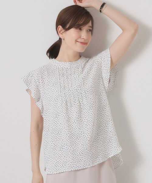 ITS'DEMO / イッツデモ シャツ・ブラウス | 【接触冷感／手洗い可】フリル袖ブラウス | 詳細13