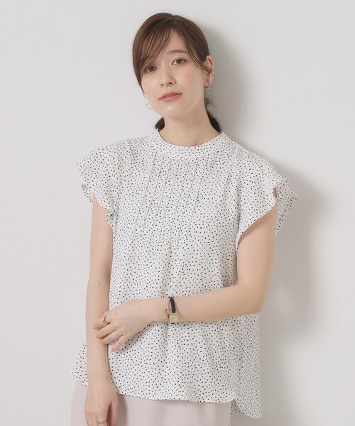 ITS'DEMO / イッツデモ シャツ・ブラウス | 【接触冷感／手洗い可】フリル袖ブラウス | 詳細14