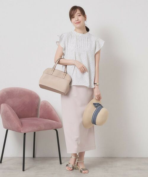 ITS'DEMO / イッツデモ シャツ・ブラウス | 【接触冷感／手洗い可】フリル袖ブラウス | 詳細15