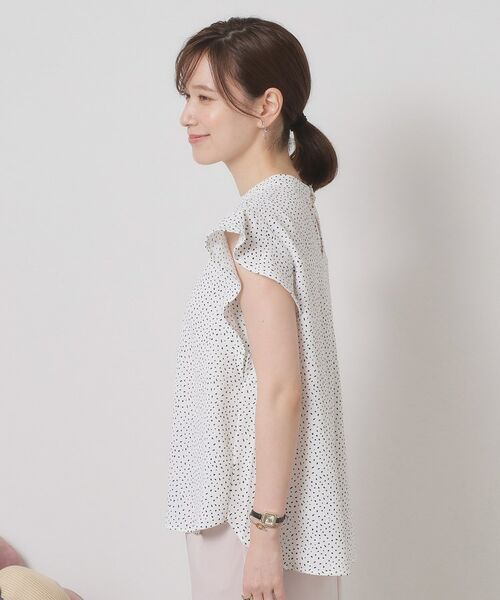 ITS'DEMO / イッツデモ シャツ・ブラウス | 【接触冷感／手洗い可】フリル袖ブラウス | 詳細18