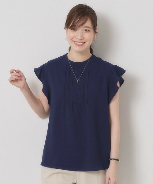 ITS'DEMO / イッツデモ シャツ・ブラウス | 【接触冷感／手洗い可】フリル袖ブラウス | 詳細5