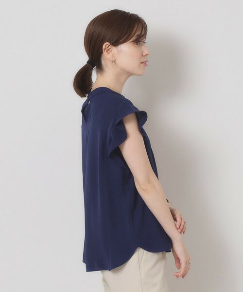 ITS'DEMO / イッツデモ シャツ・ブラウス | 【接触冷感／手洗い可】フリル袖ブラウス | 詳細6