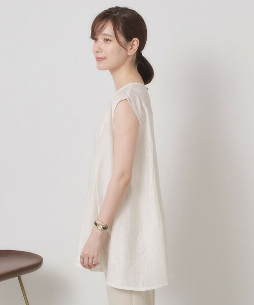 ITS'DEMO / イッツデモ シャツ・ブラウス | 【手洗い可】シアーストライプブラウス | 詳細14