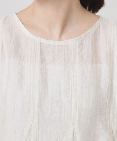 ITS'DEMO / イッツデモ シャツ・ブラウス | 【手洗い可】シアーストライプブラウス | 詳細16
