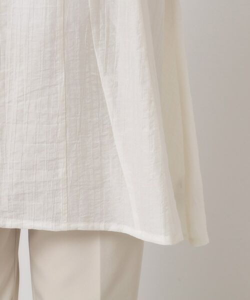 ITS'DEMO / イッツデモ シャツ・ブラウス | 【手洗い可】シアーストライプブラウス | 詳細19