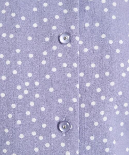 ITS'DEMO / イッツデモ シャツ・ブラウス | 【UVカット／速乾／冷感／洗濯機OK／洗濯後しわになりにくい】麻調ストレッチ前開きブラウス＜ラク服シリーズ＞ | 詳細12