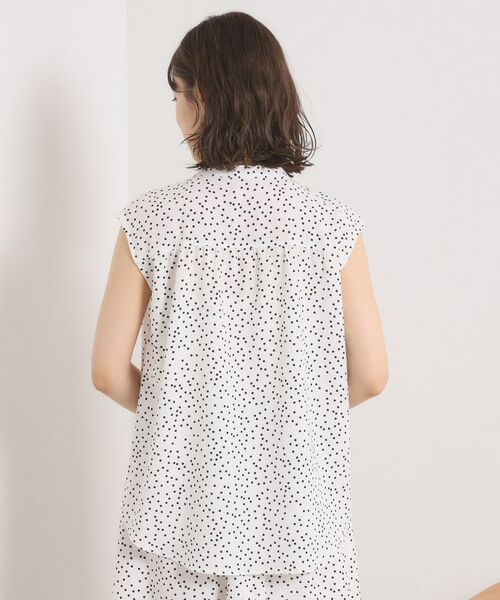 ITS'DEMO / イッツデモ シャツ・ブラウス | 【UVカット／速乾／冷感／洗濯機OK／洗濯後しわになりにくい】麻調ストレッチ前開きブラウス＜ラク服シリーズ＞ | 詳細19