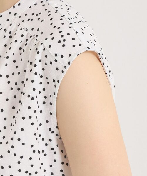 ITS'DEMO / イッツデモ シャツ・ブラウス | 【UVカット／速乾／冷感／洗濯機OK／洗濯後しわになりにくい】麻調ストレッチ前開きブラウス＜ラク服シリーズ＞ | 詳細21