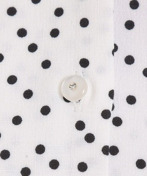 ITS'DEMO / イッツデモ シャツ・ブラウス | 【UVカット／速乾／冷感／洗濯機OK／洗濯後しわになりにくい】麻調ストレッチ前開きブラウス＜ラク服シリーズ＞ | 詳細23