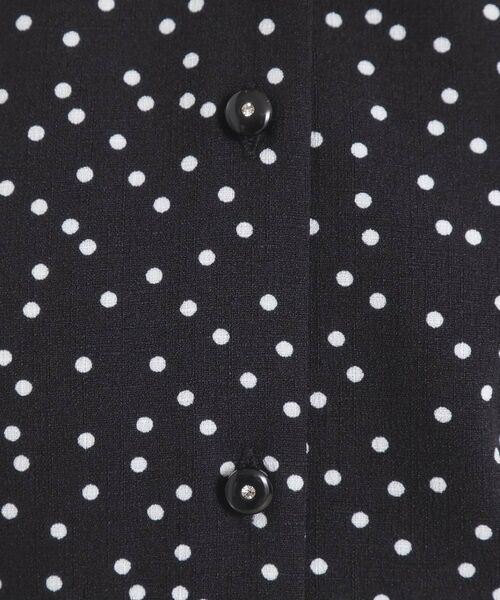 ITS'DEMO / イッツデモ シャツ・ブラウス | 【UVカット／速乾／冷感／洗濯機OK／洗濯後しわになりにくい】麻調ストレッチ前開きブラウス＜ラク服シリーズ＞ | 詳細8