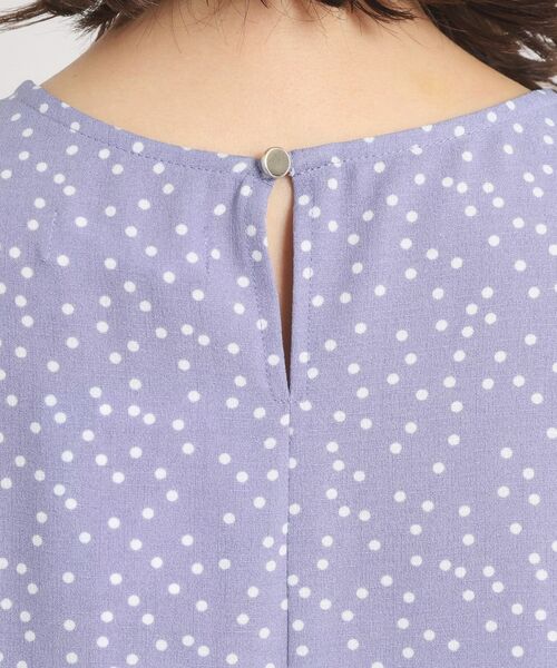 ITS'DEMO / イッツデモ シャツ・ブラウス | 【UVカット／速乾／冷感／洗濯機OK／洗濯後しわになりにくい】麻調ストレッチタックブラウス＜ラク服シリーズ＞ | 詳細21