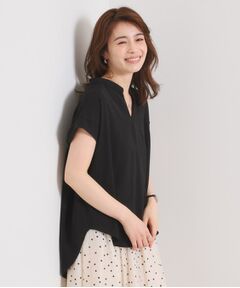 ITS'DEMO / イッツデモ シャツ・ブラウス | 【接触冷感／手洗い可】バックギャザーブラウス