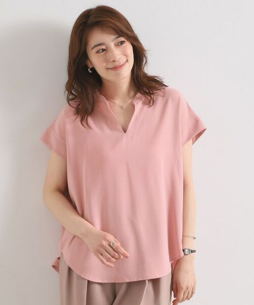 ITS'DEMO / イッツデモ シャツ・ブラウス | 【接触冷感／手洗い可】バックギャザーブラウス | 詳細13