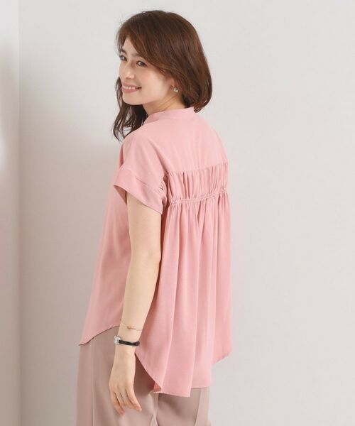 ITS'DEMO / イッツデモ シャツ・ブラウス | 【接触冷感／手洗い可】バックギャザーブラウス | 詳細14