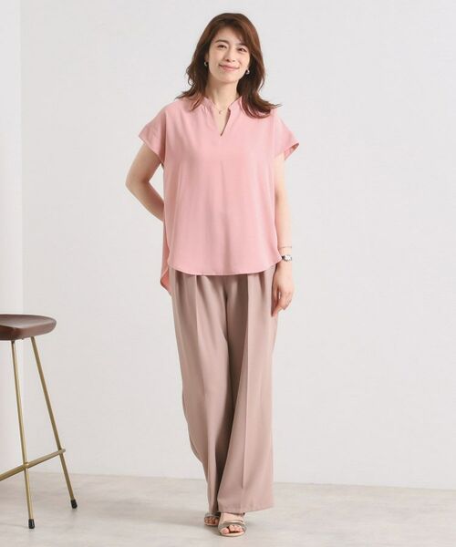 ITS'DEMO / イッツデモ シャツ・ブラウス | 【接触冷感／手洗い可】バックギャザーブラウス | 詳細15