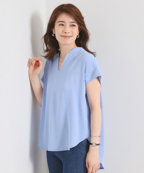 ITS'DEMO / イッツデモ シャツ・ブラウス | 【接触冷感／手洗い可】バックギャザーブラウス | 詳細17