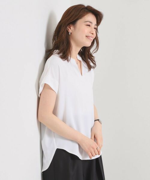 ITS'DEMO / イッツデモ シャツ・ブラウス | 【接触冷感／手洗い可】バックギャザーブラウス | 詳細2