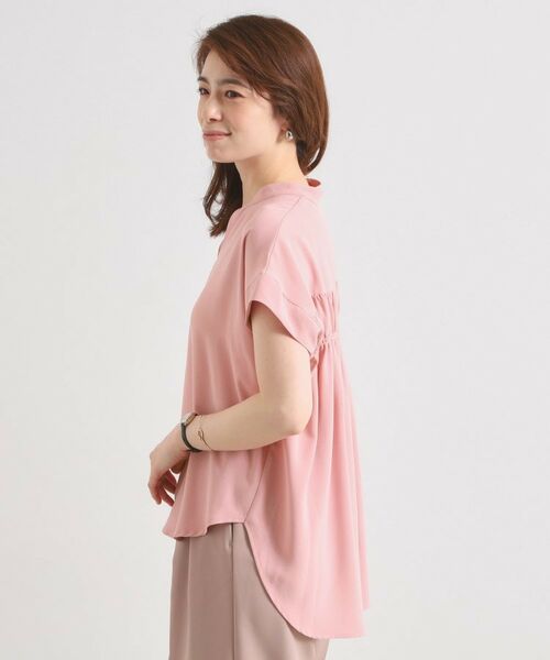 ITS'DEMO / イッツデモ シャツ・ブラウス | 【接触冷感／手洗い可】バックギャザーブラウス | 詳細22