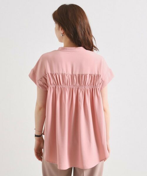 ITS'DEMO / イッツデモ シャツ・ブラウス | 【接触冷感／手洗い可】バックギャザーブラウス | 詳細23