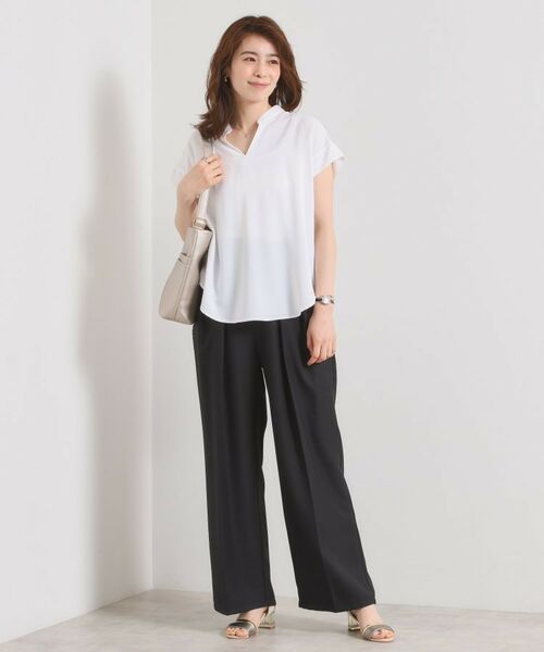 ITS'DEMO / イッツデモ シャツ・ブラウス | 【接触冷感／手洗い可】バックギャザーブラウス | 詳細3