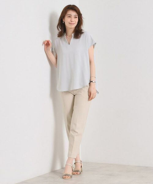 ITS'DEMO / イッツデモ シャツ・ブラウス | 【接触冷感／手洗い可】バックギャザーブラウス | 詳細7