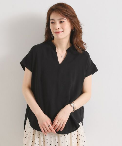 ITS'DEMO / イッツデモ シャツ・ブラウス | 【接触冷感／手洗い可】バックギャザーブラウス | 詳細9