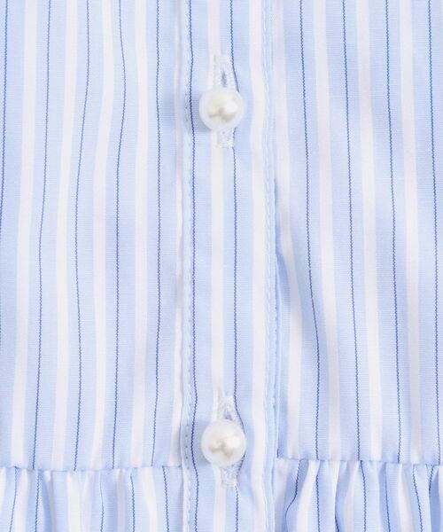 ITS'DEMO / イッツデモ シャツ・ブラウス | 【接触冷感／手洗い可】ストライプペプラムブラウス | 詳細12