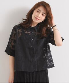 ITS'DEMO / イッツデモ シャツ・ブラウス | 【手洗い可】花柄シアーシャツ