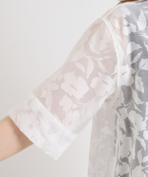 ITS'DEMO / イッツデモ シャツ・ブラウス | 【手洗い可】花柄シアーシャツ | 詳細13