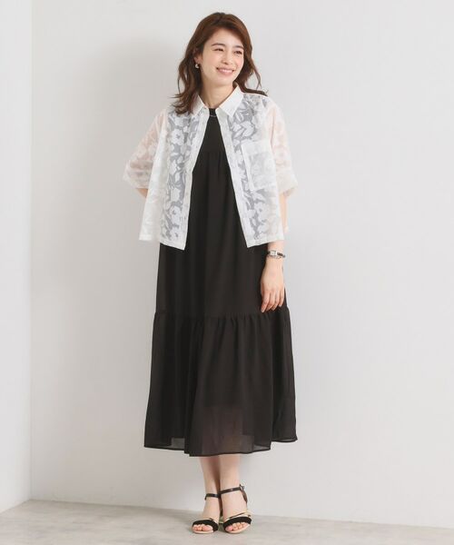 ITS'DEMO / イッツデモ シャツ・ブラウス | 【手洗い可】花柄シアーシャツ | 詳細3