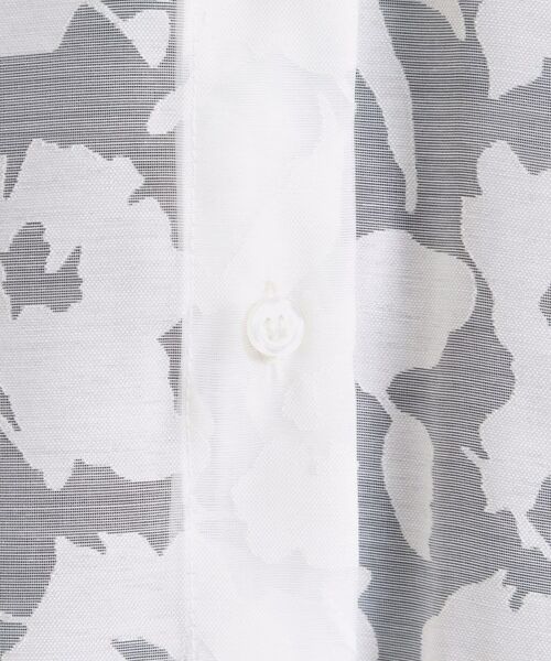 ITS'DEMO / イッツデモ シャツ・ブラウス | 【手洗い可】花柄シアーシャツ | 詳細4