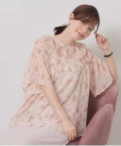 ITS'DEMO / イッツデモ シャツ・ブラウス | 【手洗い可】花柄楊柳ブラウス