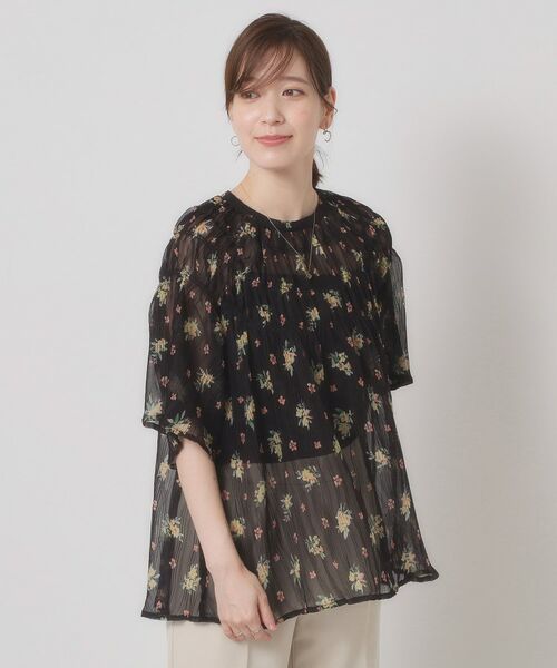 ITS'DEMO / イッツデモ シャツ・ブラウス | 【手洗い可】花柄楊柳ブラウス | 詳細1