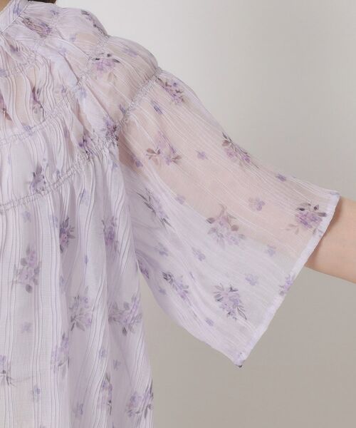 ITS'DEMO / イッツデモ シャツ・ブラウス | 【手洗い可】花柄楊柳ブラウス | 詳細18