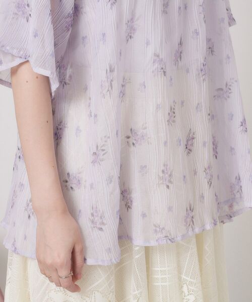 ITS'DEMO / イッツデモ シャツ・ブラウス | 【手洗い可】花柄楊柳ブラウス | 詳細19
